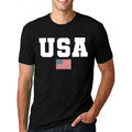 Deals New Mens American Eagle USA Flag Polo Shirt Patriotic Bold Graphic Short Sleeve Golf Top